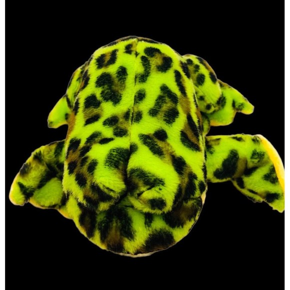 Ganz Bullfrog Stuffed Animal Frog Plush No Code Green Speckled Webkinz P11 - Picture 2 of 5